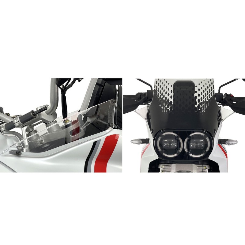 WS364_01 Air Deflectors Clear Ducati Desertx 937 2022+ CNC Racing