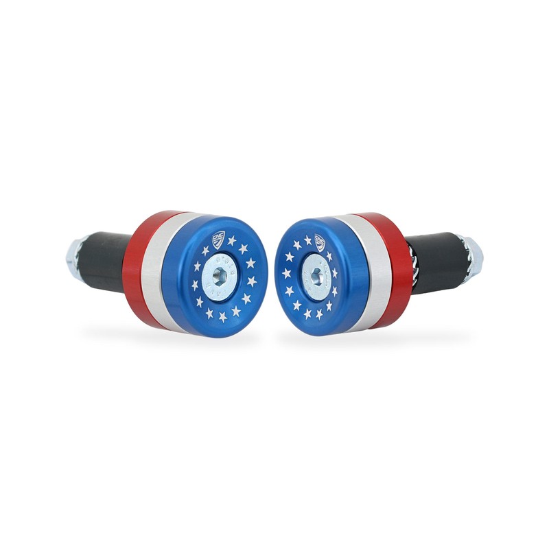 CM242_KTM Handlebar ends Stars and Stripes Ktm CNC Racing CM242