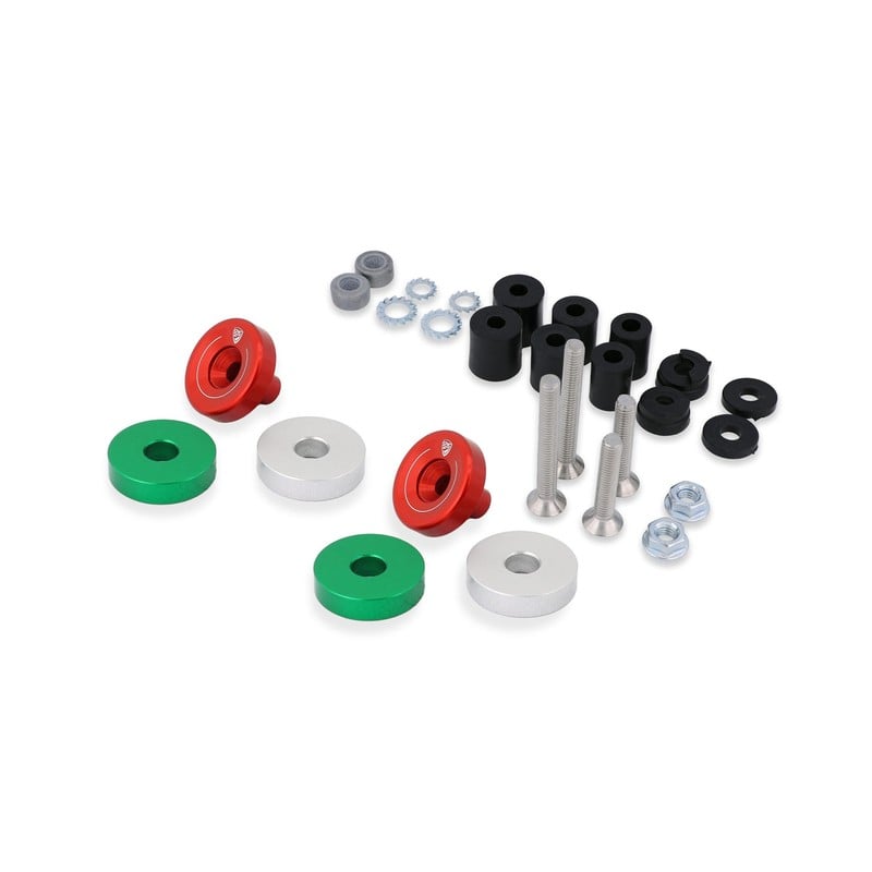 CM241_DUCATI Handlebar ends Tricolore Ducati CNC Racing CM241