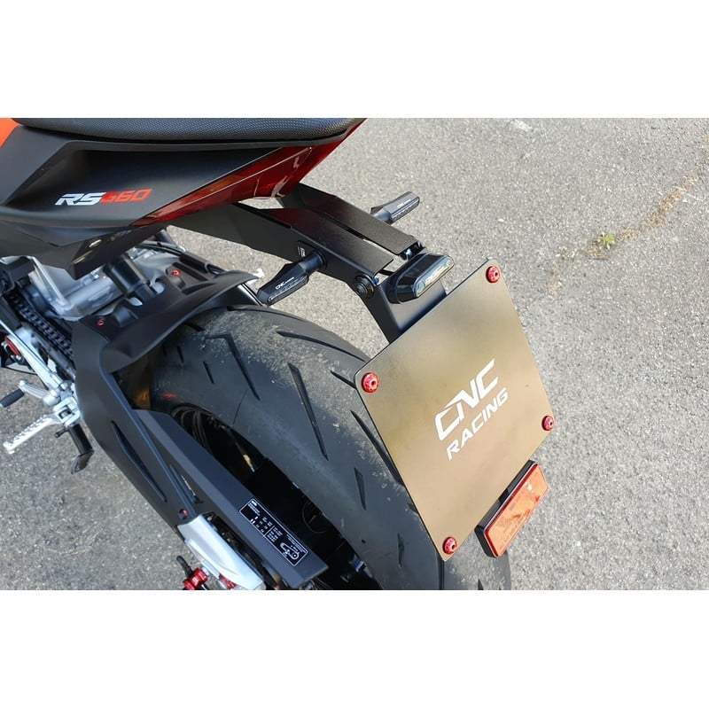 Porta targa regolabile RSV4 Tuono V4 Tuono Aprilia RS 660 2021+ CNC Racing