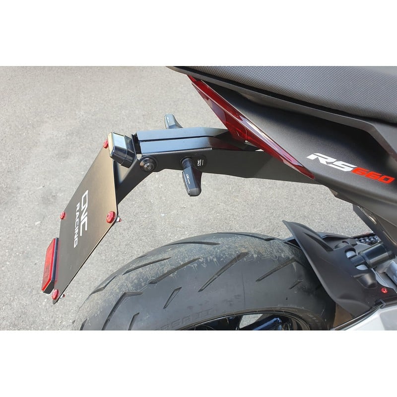 Porta targa regolabile RSV4 Tuono V4 Tuono Aprilia RS 660 2021+ CNC Racing