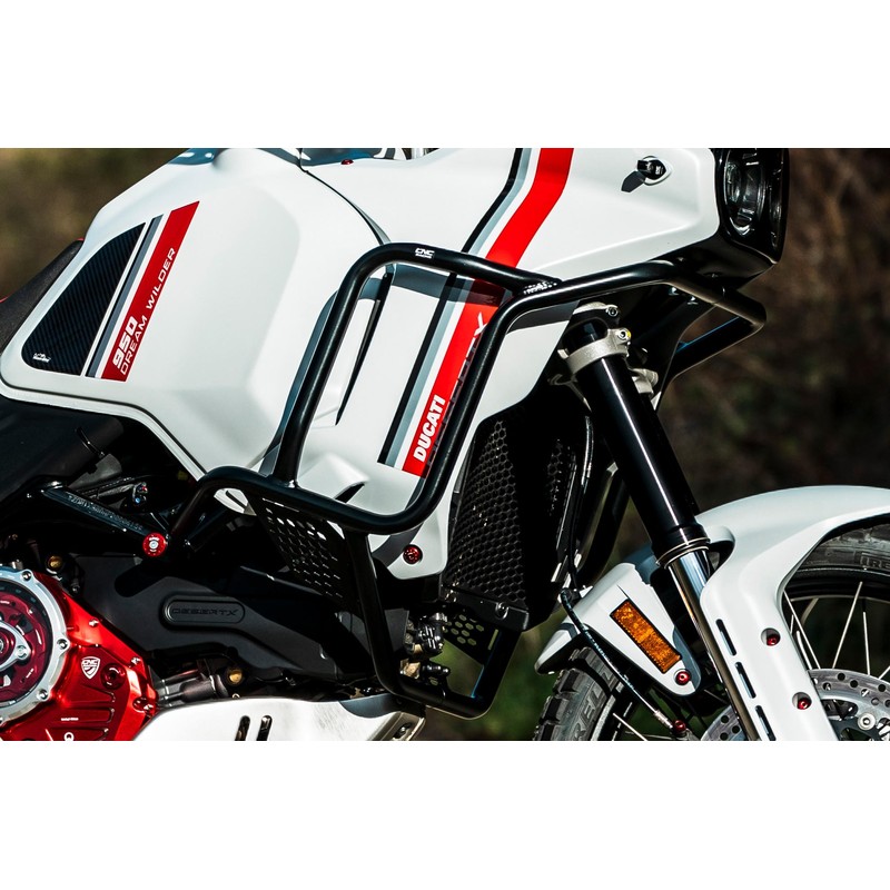 PR901 Engine guard in steel tubes Ducati Desertx 937 2022+ CNC Racing