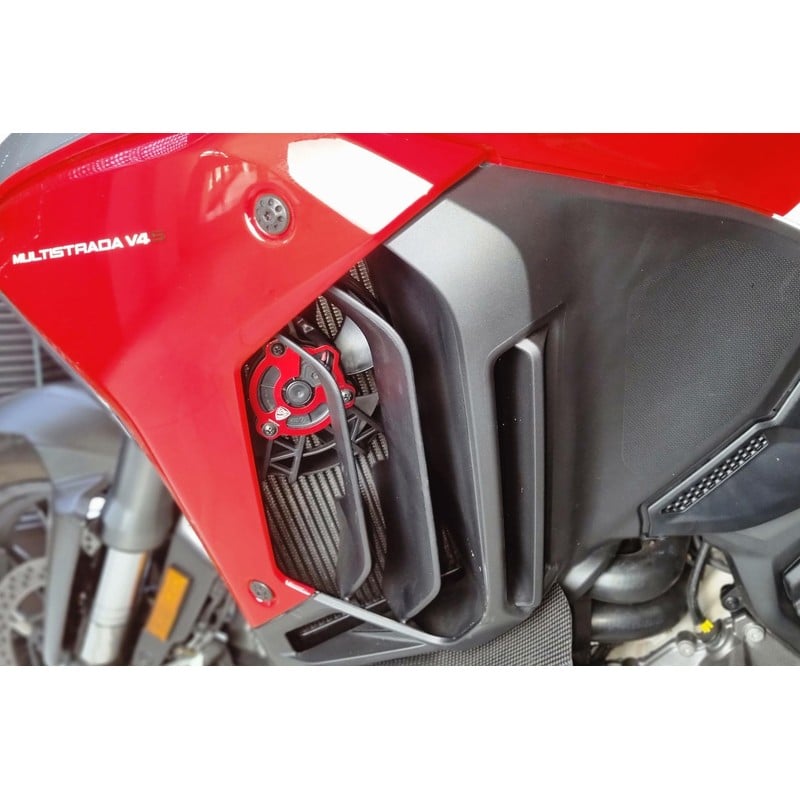 PR501 Radiator fan protector Ducati Multistrada V4 Pikes Peak 2022+ CNC Racing
