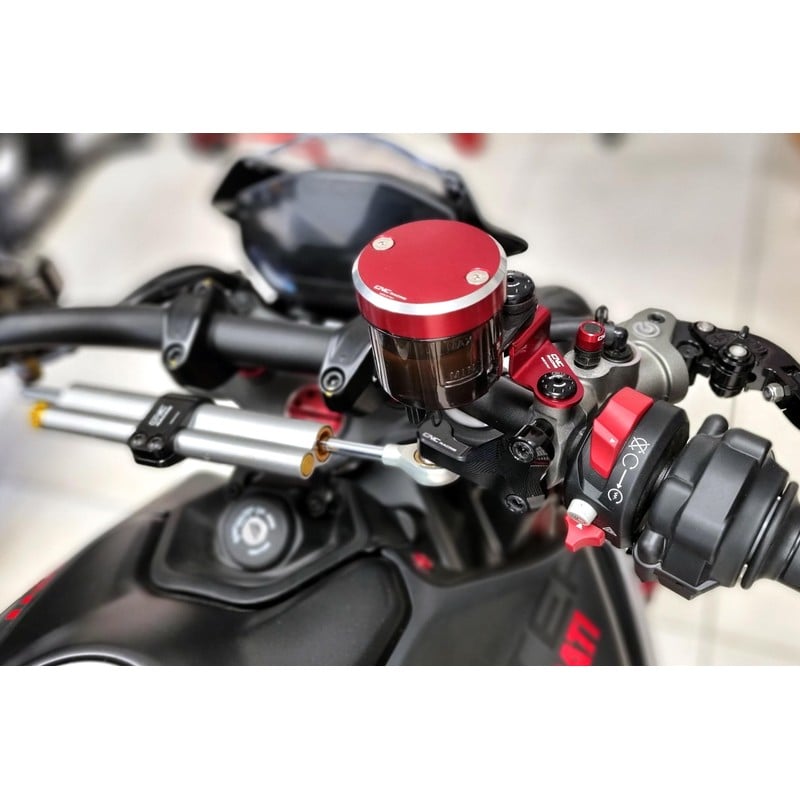 Kit staffe serbatoio fluido freno e frizione Streetfighter V4 e V2 Ducati Monster 1200 R 2016+ CNC Racing