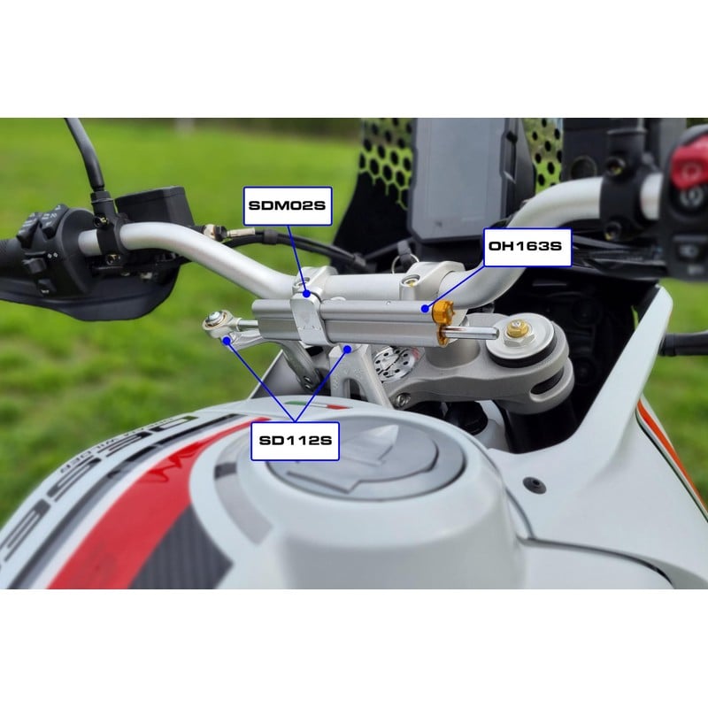 SD112 Supporto ammortizzatore di sterzo Ducati Desertx 937 2022+ CNC Racing