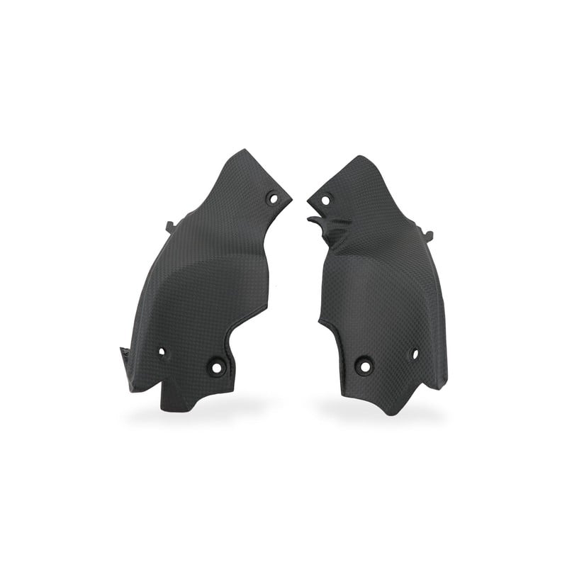 ZA206 Cover cannotto di sterzo (SX + DX) in carbonio Ducati Streetfighter V2 955 2022+ CNC Racing