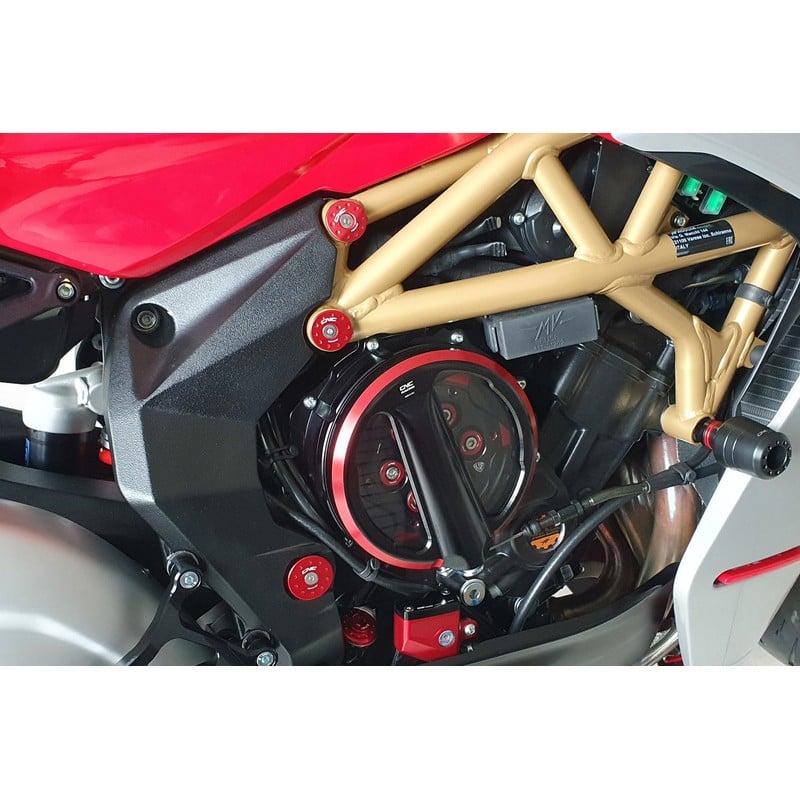 Tappi telaio (6 pz per montaggio con TC323) Mv Agusta Superveloce 800 S E5 2021+ CNC Racing