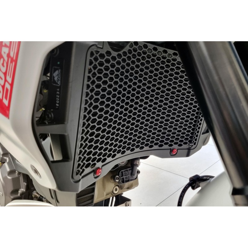 KV343_09 Kit viti griglia radiatore Ducati Desertx 937 2022+ CNC Racing