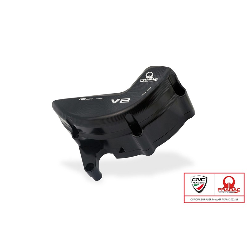 Protezione carter alternatore Pramac Racing Limited Edition Ducati Streetfighter V2 955 2022+ CNC Racing