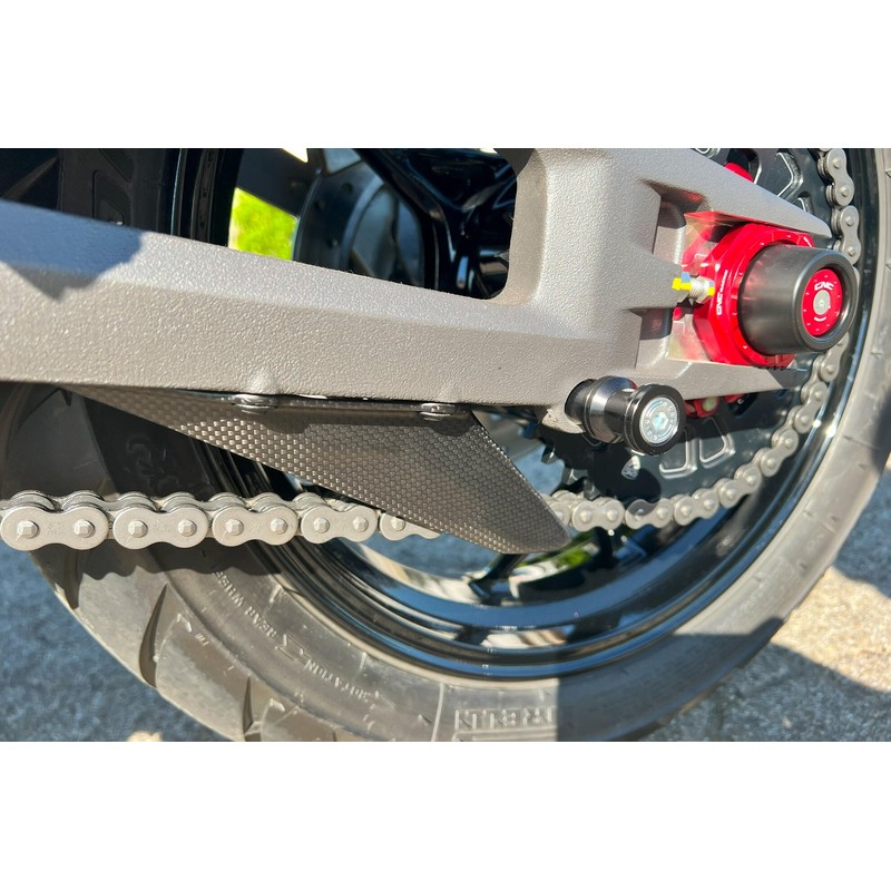 Protezione catena inferiore in carbonio per Ducati Multistrada V4 Rally 2023+ CNC Racing