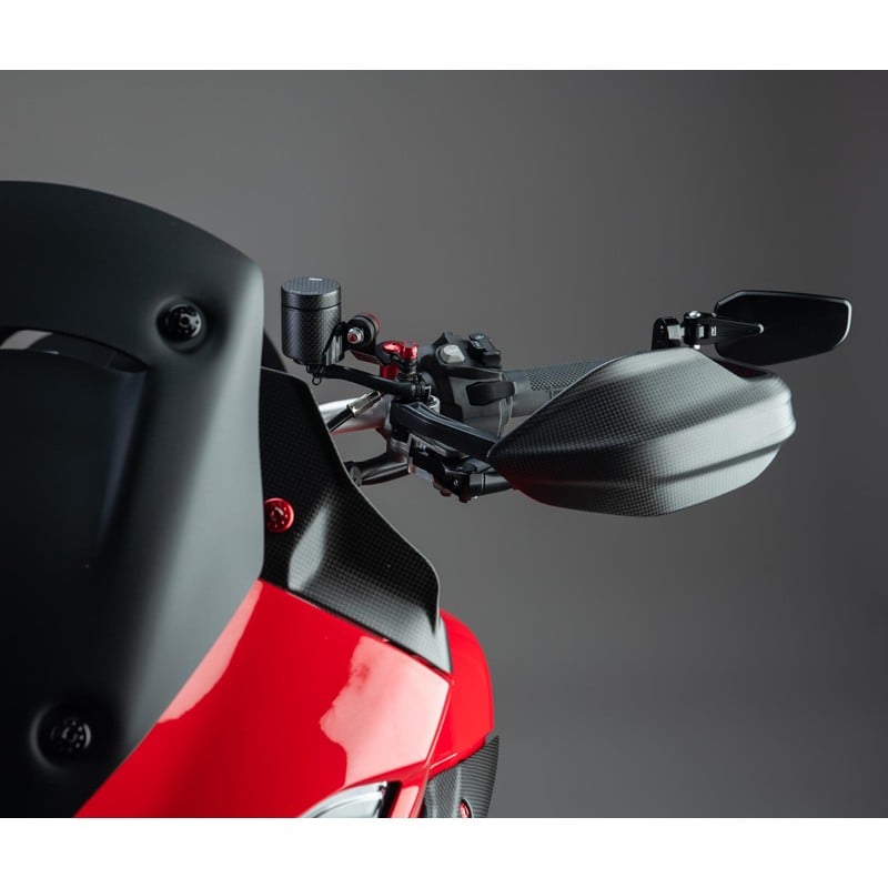 ZA353_01 Hand guards V4 and Carbon Ducati Multistrada V2 My2025 2025+ CNC Racing