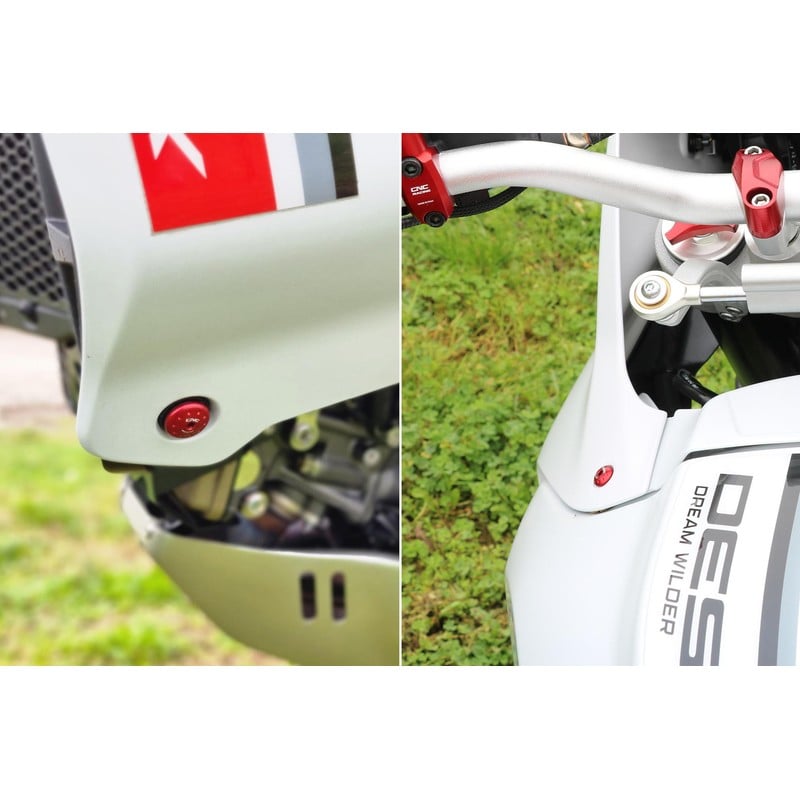 KV478 Kit viti carena anteriore Ducati Desertx 937 2022+ CNC Racing