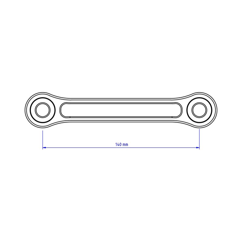 TR100_02 Tie Rod Rear shock Absorber Lower seat position Ducati Superbike Panigale V4 S 2020+ CNC Ra