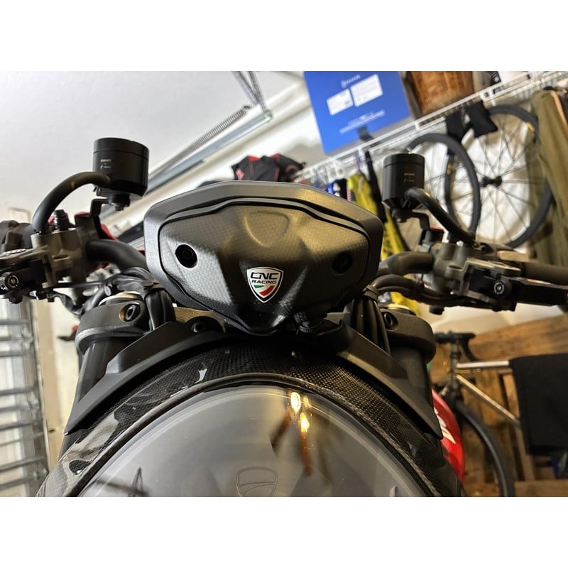 ZA337 Instrument panel cover Carbon Ducati Monster 937 2021+ CNC Racing