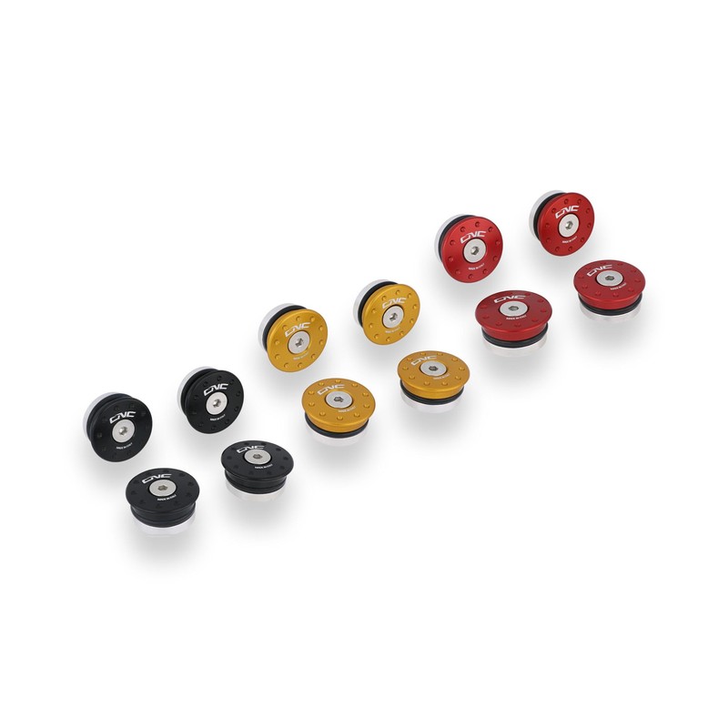 TT349_02 Frame caps kit smaller holes Ducati Multistrada 1200 S Pikes Peak 2016+ CNC Racing
