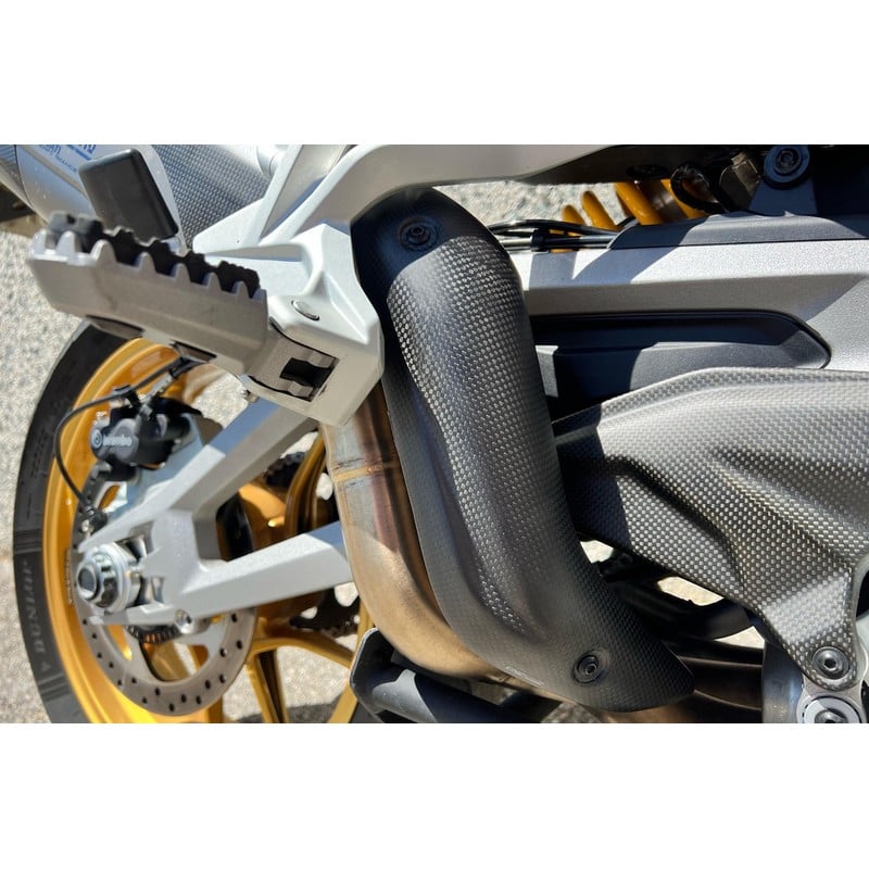 ZA902 Lower pipes heat guard Akrapovic Full System Carbon Ducati Multistrada V4 Pikes Peak 2022+ CNC