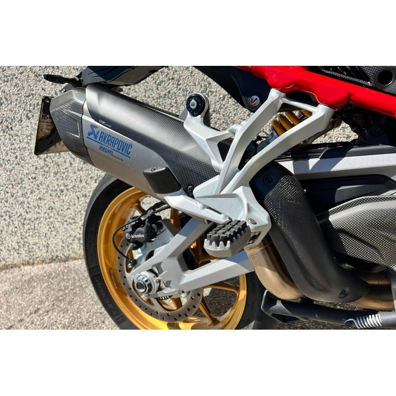 ZA902 Lower pipes heat guard Akrapovic Full System Carbon Ducati Multistrada V4 Pikes Peak 2022+ CNC