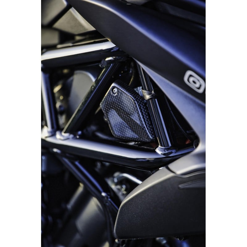 ZA884 Cover teleruttore avviamento in carbonio Mv Agusta Brutale 3 675 2012+ CNC Racing