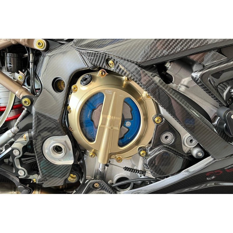 Carter frizione trasparente per con comando a filo Bmw S 1000 Xr K69 2021+ CNC Racing