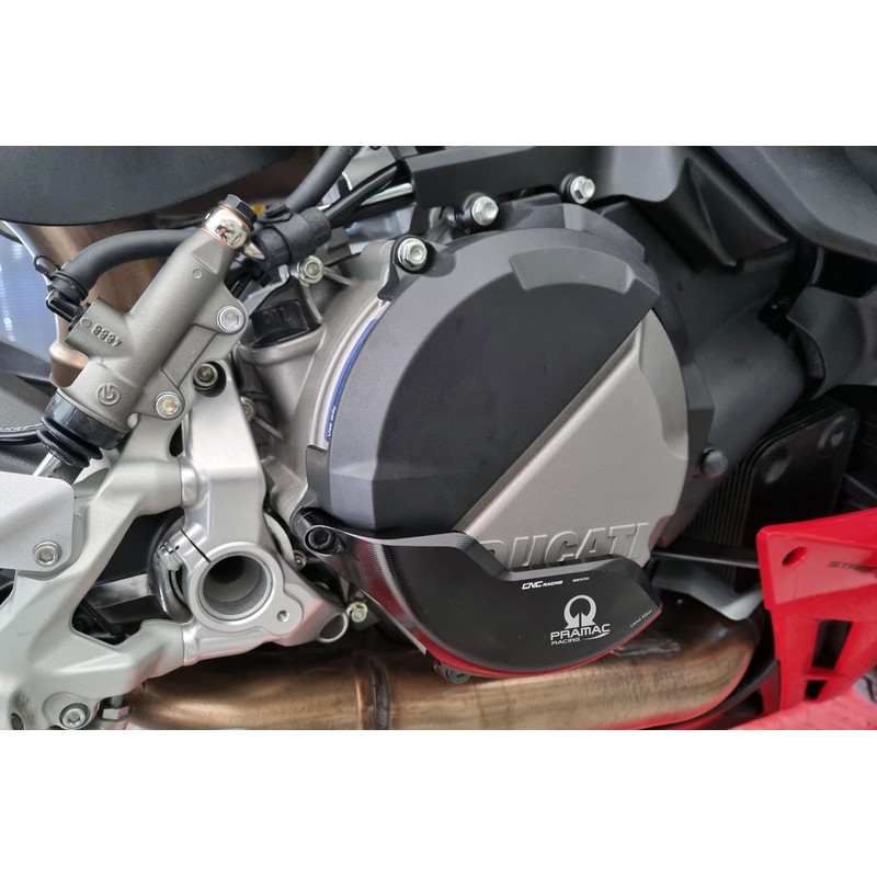 Protezione carter frizione Pramac Racing Limited Edition Ducati Streetfighter V2 955 2022+ CNC Racing