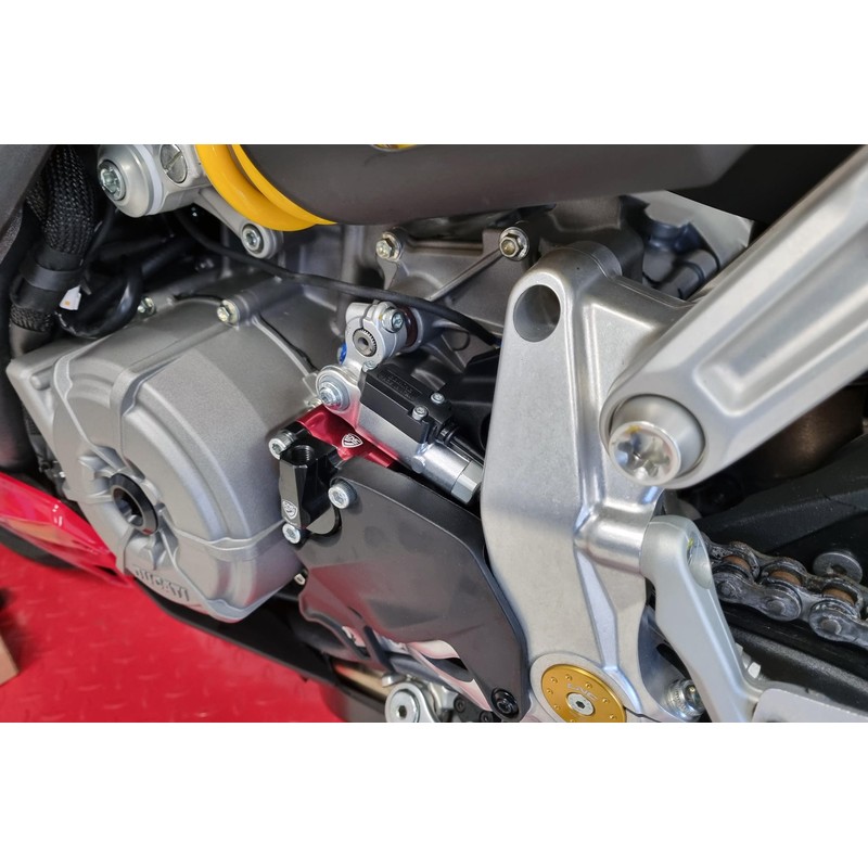 AFA04 Clutch slave cylinder mounting plate Ducati Streetfighter V2 955 2022+ CNC Racing