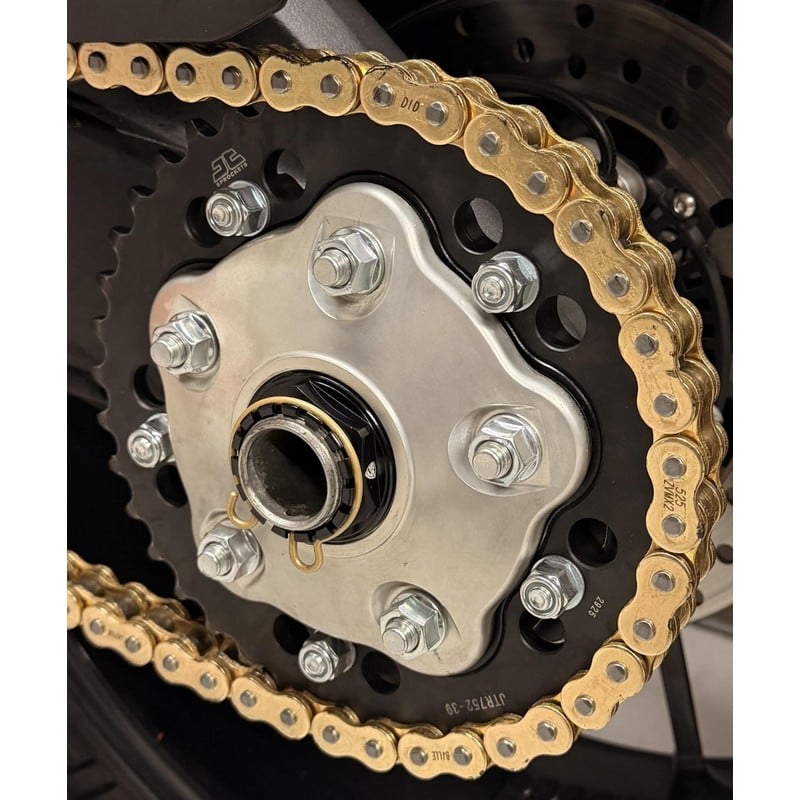 DAM02_DUCATI Safety spring clip for rear wheel spindle nut sprocket side Ducati CNC Racing DAM02