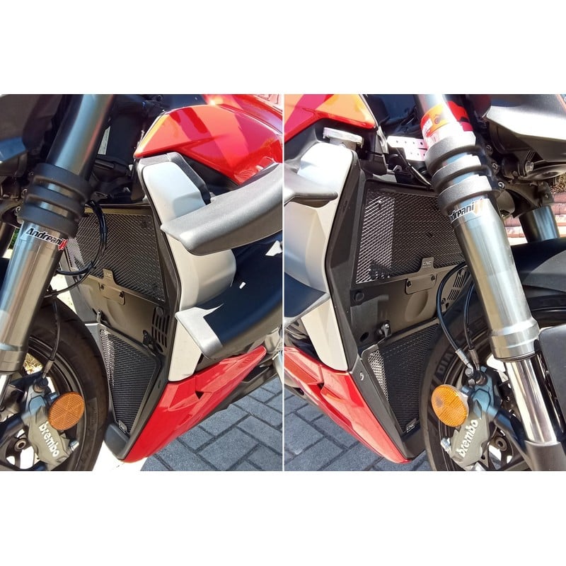 RA016 Radiator guard Ducati Streetfighter V2 955 2022+ CNC Racing