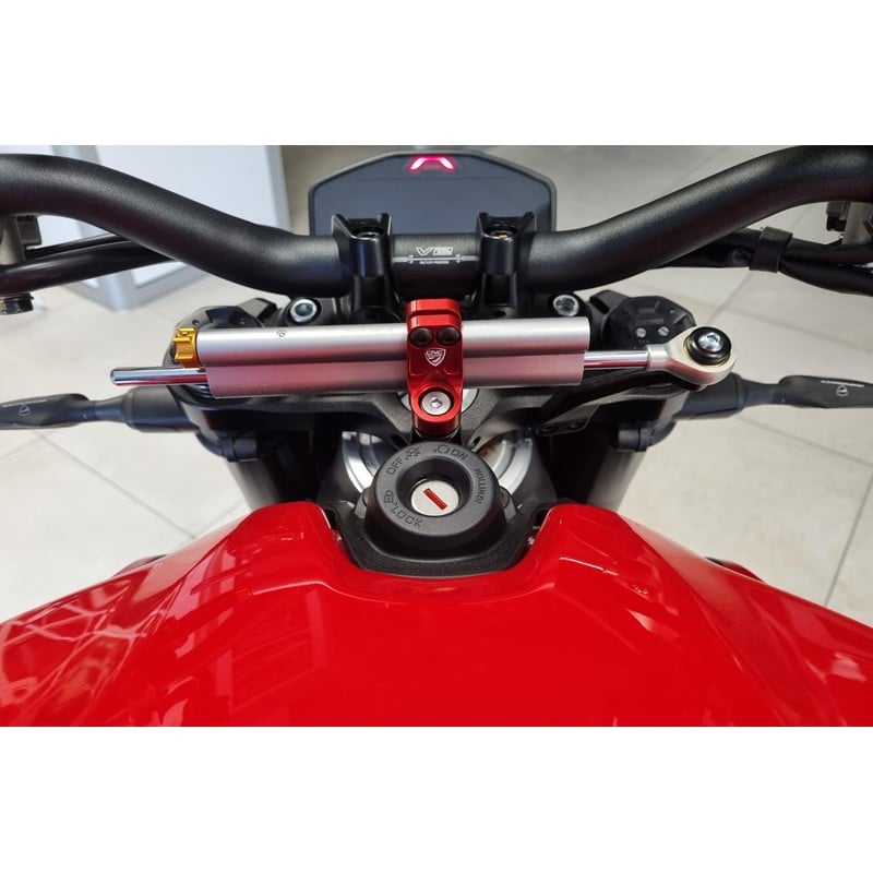 SD111_01 Steering damper kit V4 and Ducati Streetfighter V2 955 2022+ CNC Racing