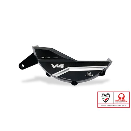 Protezione carter alternatore Pramac Racing Limited Edition Ducati Multistrada V4 Pikes Peak 2022+ CNC Racing