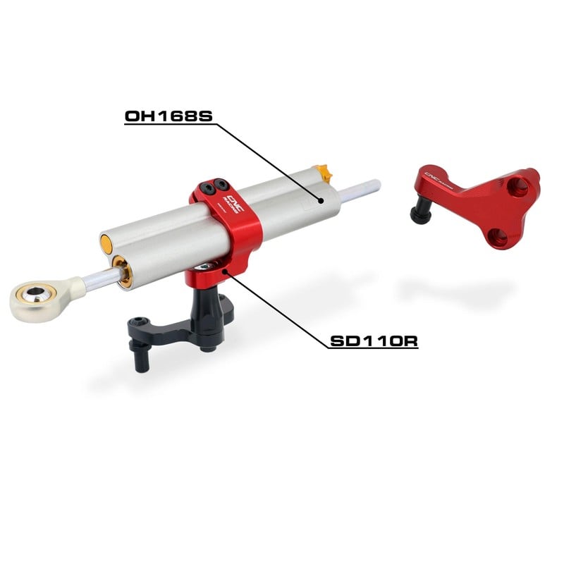 SD110 Steering damper kit Ducati Monster 937 2021+ CNC Racing