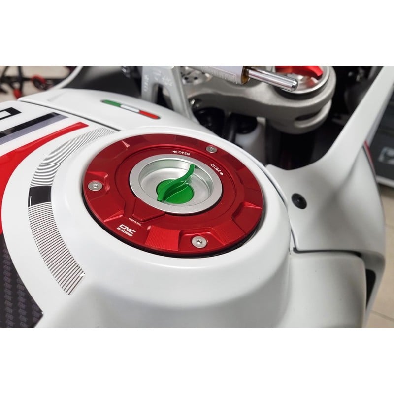 TS401_APRILIA Fuel tank cap Livery Tricolore Aprilia CNC Racing TS401