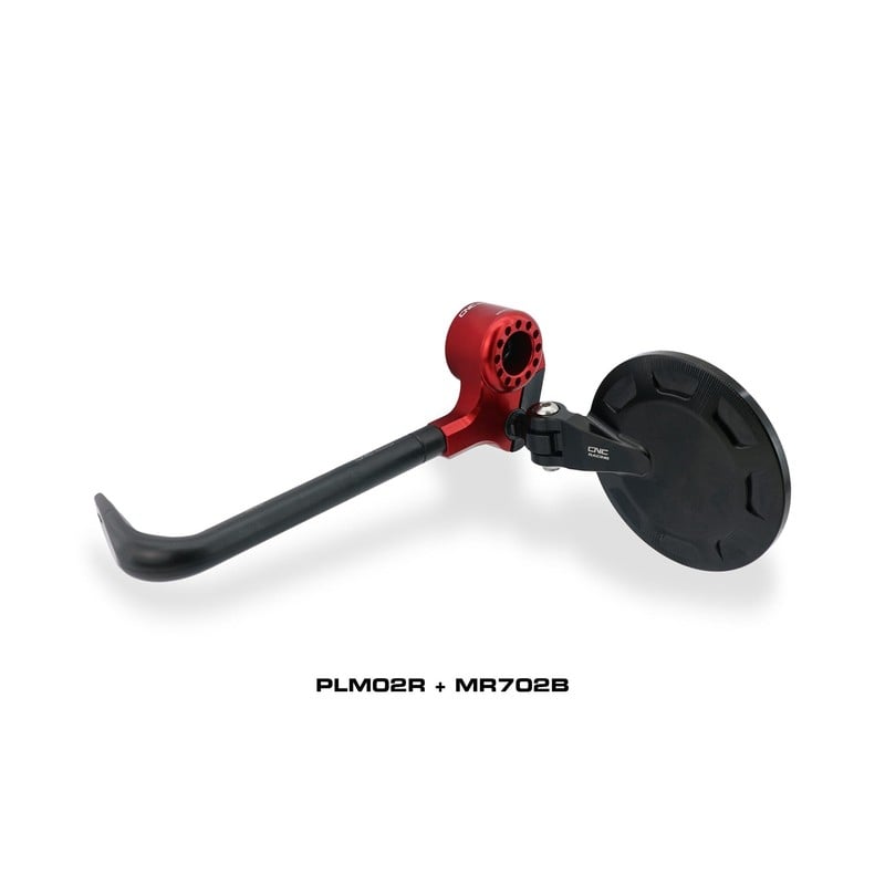 PLM02_DUCATI Lever Guard Street Clutch lever protector with bar end mirror housing Ducati CNC Racing