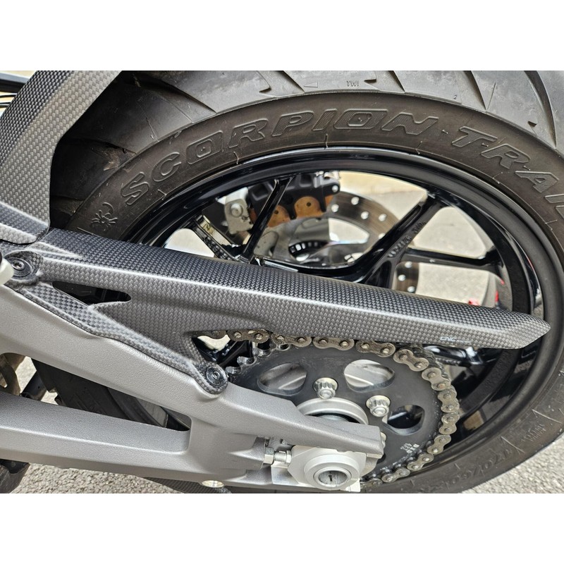 ZA996 Upper chain guard Carbon Ducati Multistrada V4 Rally 2023+ CNC Racing