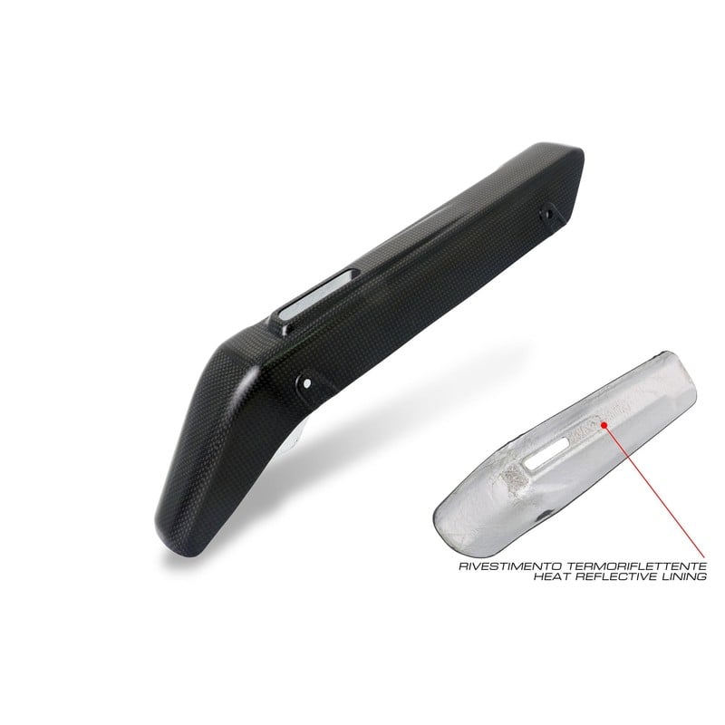 ZA994 Exhaust silencer heat guard Carbon Ducati Multistrada V4 Rally 2023+ CNC Racing