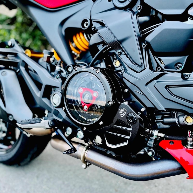 Carter trasparente per frizioni a olio Ducati Desertx 937 2022+ CNC Racing