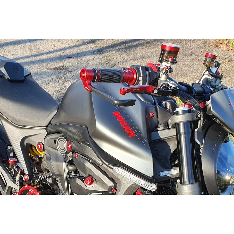 PL121 Adattatore per installare protezione leva freno e frizione con parti originali Ducati Monster