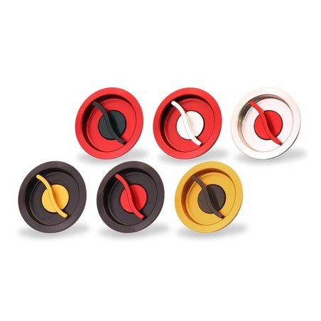 TSU02_BIC_APRILIA Fuel tank cap Fast Open plug bicolor version Aprilia CNC Racing TSU02_BIC