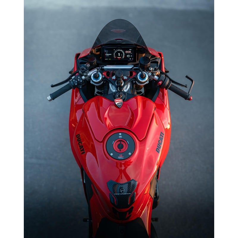 TSB21_PR_MV_AGUSTA Fuel tank cap with flange carbon fiber Pramac Racing Limited Edition version Mv A