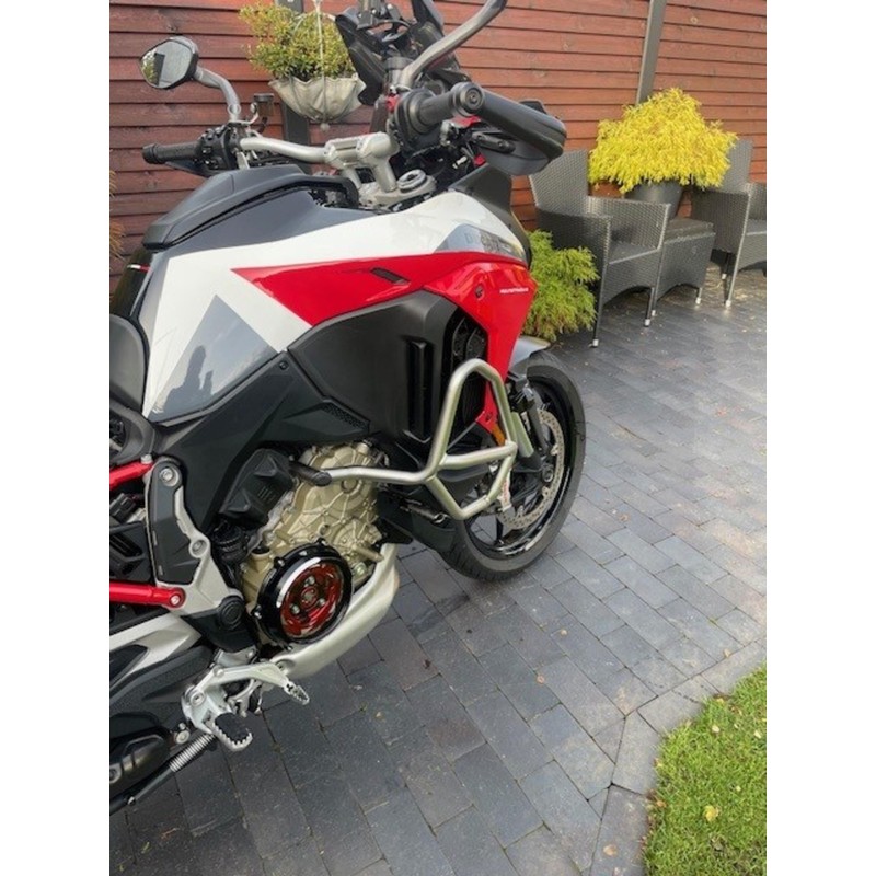 CA210_BIC_03 Carter trasparente per frizioni a olio Multistrada e Bicolore Ducati Diavel V4 2023+ CN
