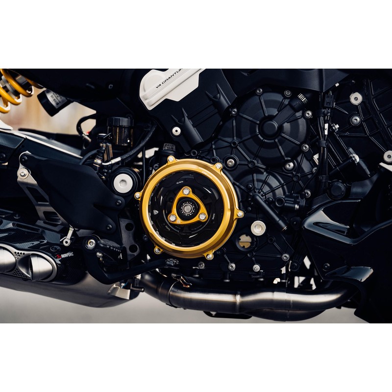 CA210_03 Carter trasparente per frizioni a olio Multistrada e Ducati Diavel V4 2023+ CNC Racing