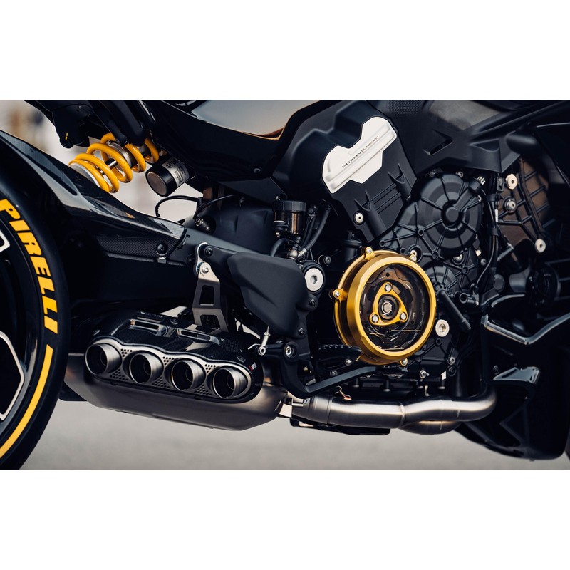 CA210_03 Carter trasparente per frizioni a olio Multistrada e Ducati Diavel V4 2023+ CNC Racing
