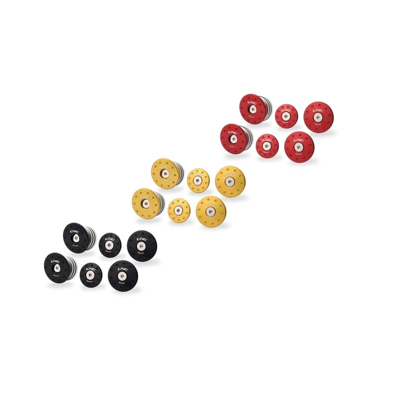 TT364 Frame caps kit (to be mounted with TC325) Ducati Monster 937 2021+ CNC Racing