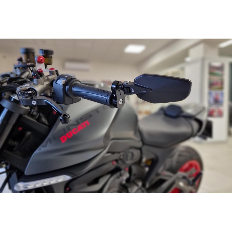 MR712_DUCATI Bar end mirror EVO left Ducati CNC Racing MR712