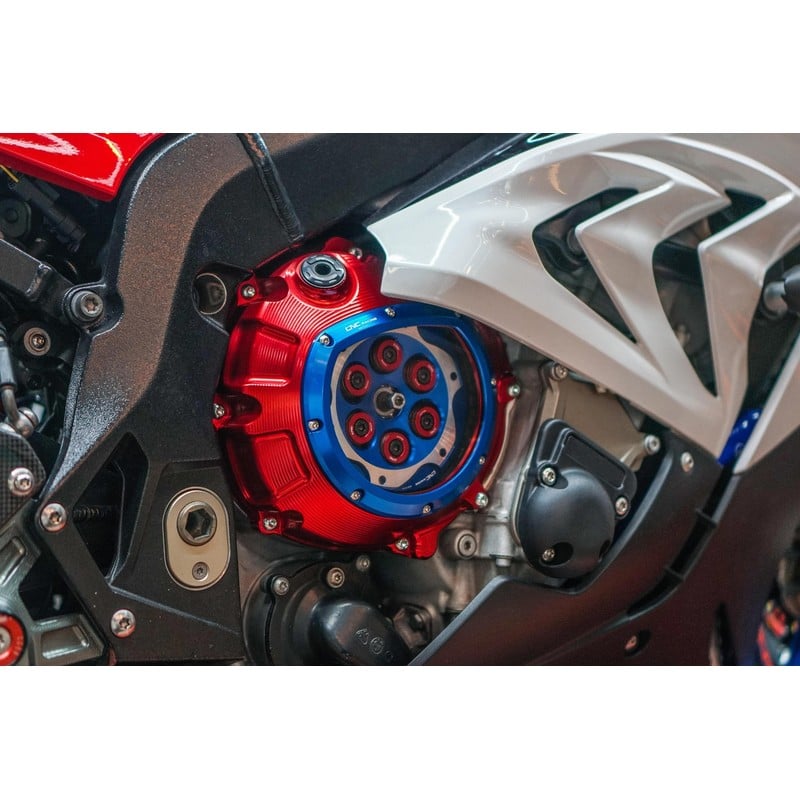 CA800_R Clear clutch cover for red color Bmw S1000 R K47 2014+ CNC Racing