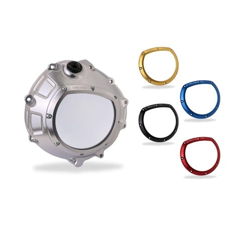 Carter frizione trasparente per in colore argento Bmw S1000 R K47 2014+ CNC Racing