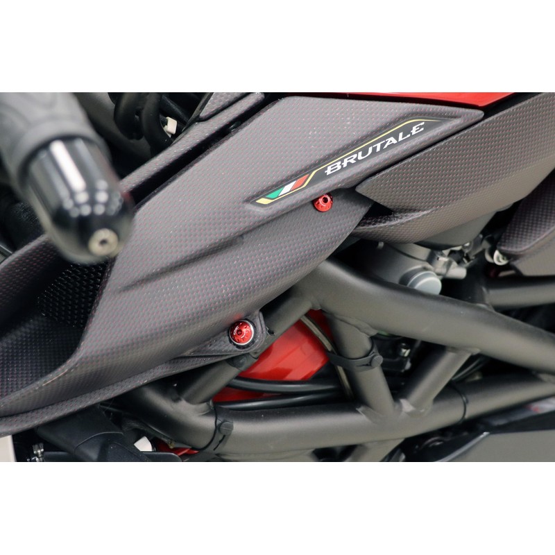 KV461_01 Airbox intake screw kit and Rush Mv Agusta Brutale 1000 Nurburgring 2021+ CNC Racing
