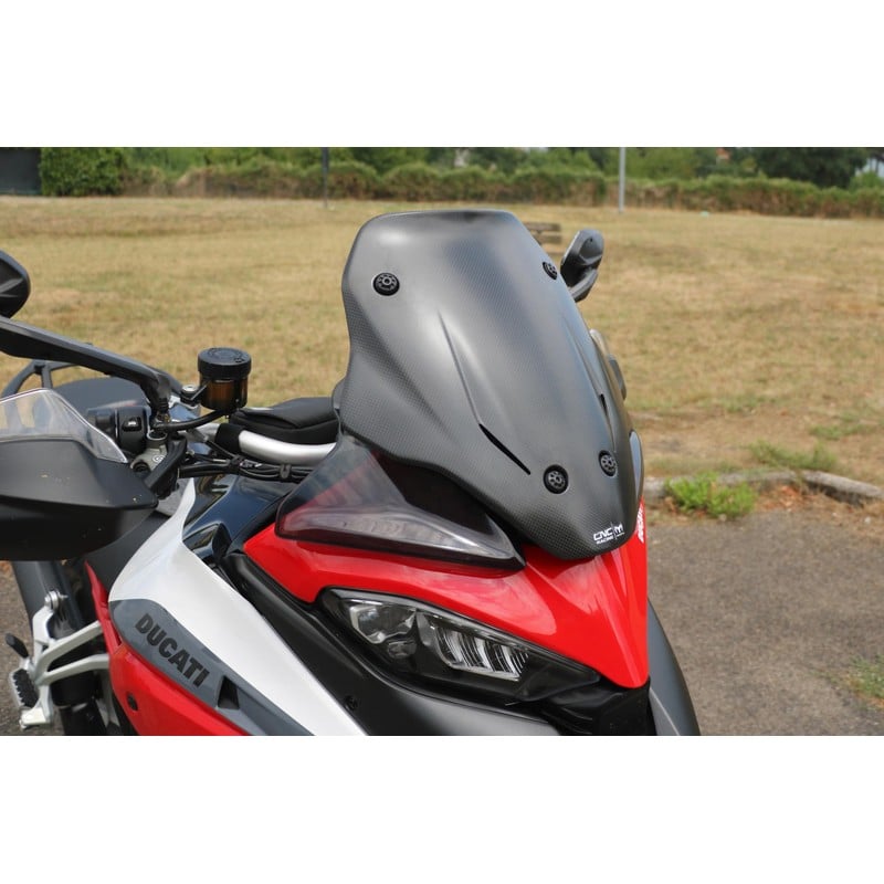 ZA989 Sport screen Carbon Ducati Multistrada V4 Pikes Peak 2022+ CNC Racing