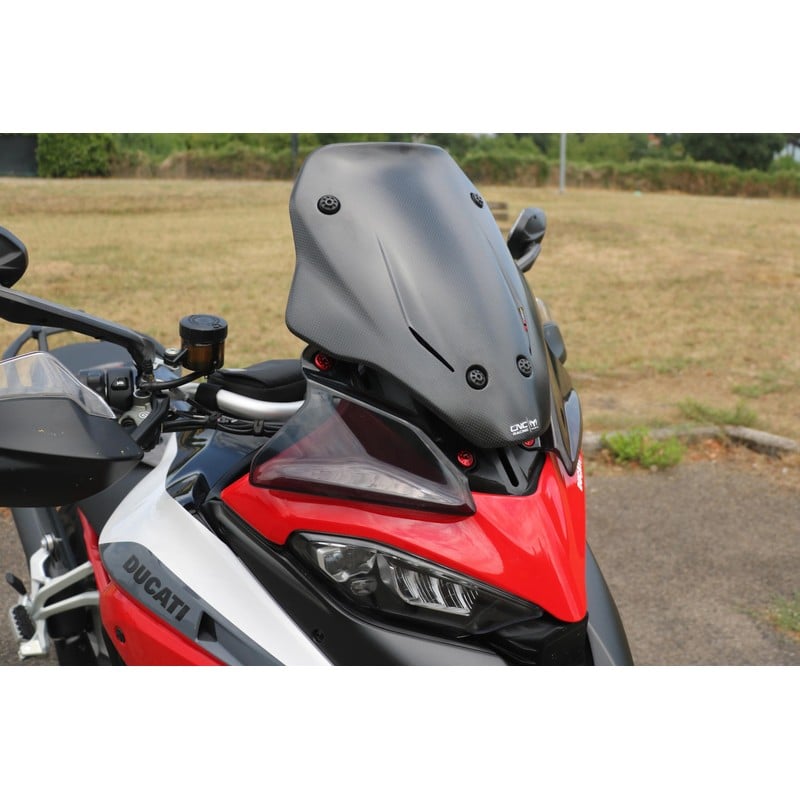 ZA989 Sport screen Carbon Ducati Multistrada V4 Pikes Peak 2022+ CNC Racing