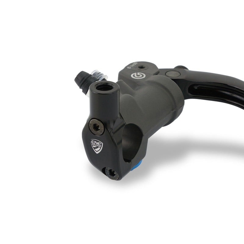 CV015_DUCATI Brembo billet CNC and forged brake master cylinder clamp with Mirror Mount thread M10 L