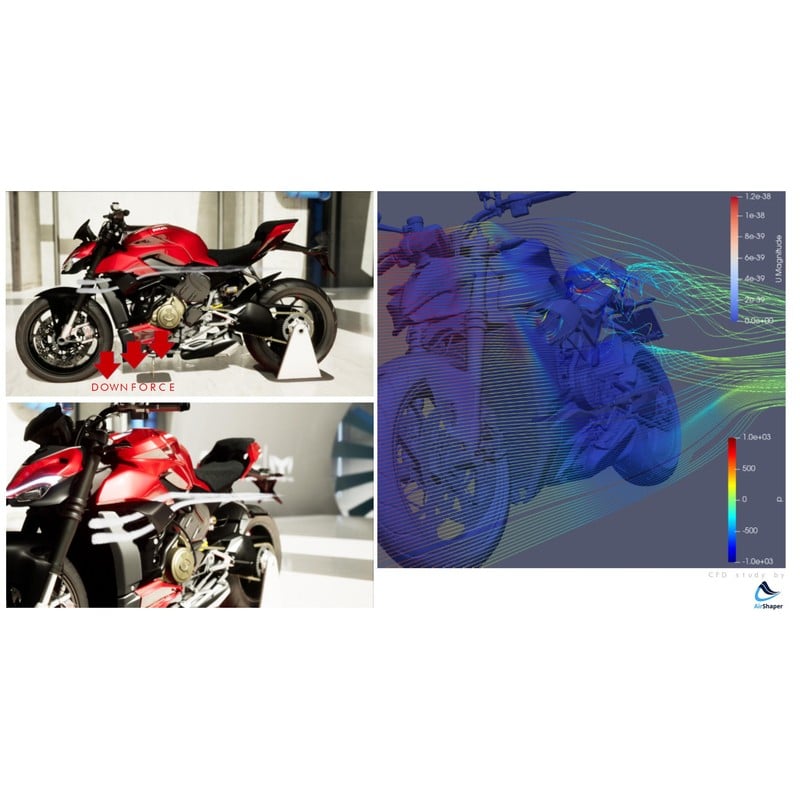 GP Winglets Alette in carbonio Ducati Streetfighter V4 S 2020+ CNC Racing